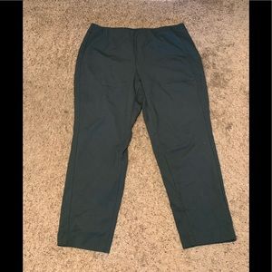 J Jill forest green dress pants